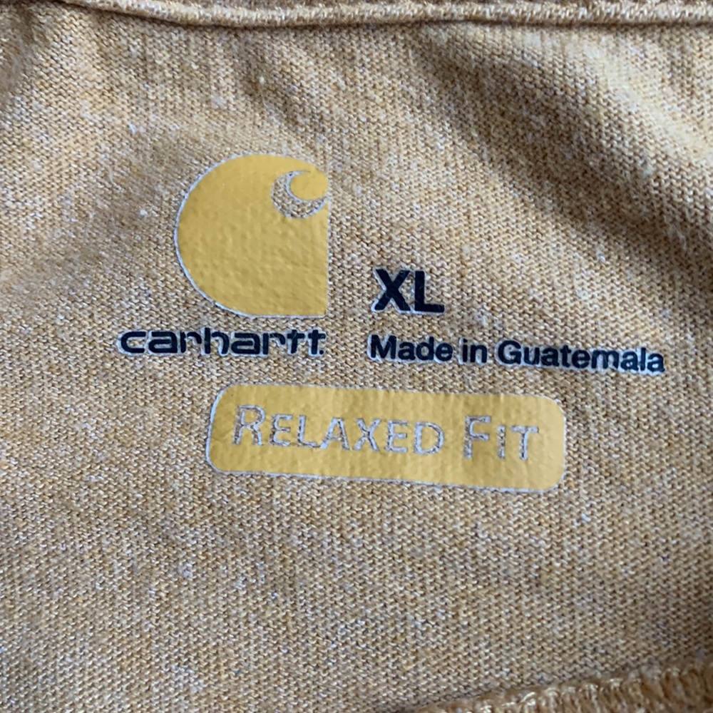 Carhartt Men's Long Sleeve Tee - Tan View 5